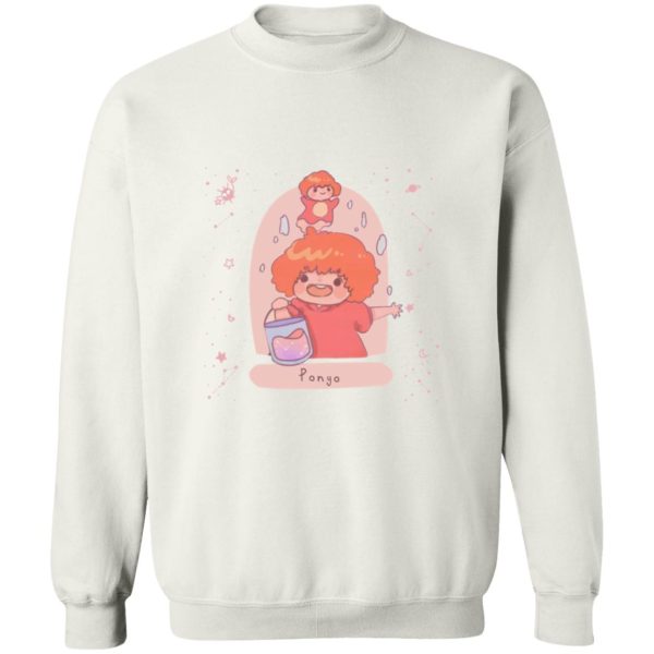 Ponyo Wallpaper - Ponyo on the Cliff by The Sea Fanart Sweatshirt-Apparel, ponyo, Ponyo Wallpaper, Sweatshirt