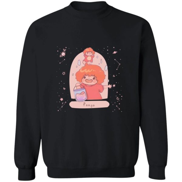 Ponyo Wallpaper - Ponyo on the Cliff by The Sea Fanart Sweatshirt-Apparel, ponyo, Ponyo Wallpaper, Sweatshirt