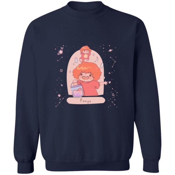 Ponyo Wallpaper - Ponyo on the Cliff by The Sea Fanart Sweatshirt-Apparel, ponyo, Ponyo Wallpaper, Sweatshirt