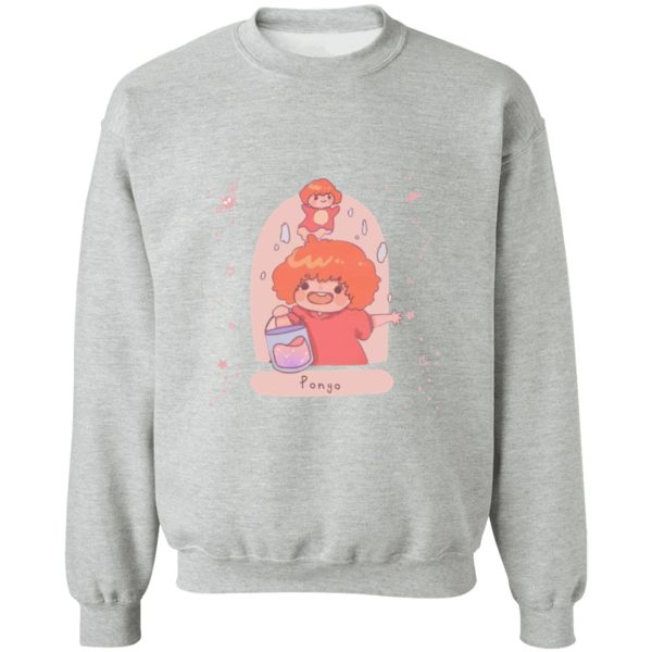 Ponyo Wallpaper - Ponyo on the Cliff by The Sea Fanart Sweatshirt-Apparel, ponyo, Ponyo Wallpaper, Sweatshirt