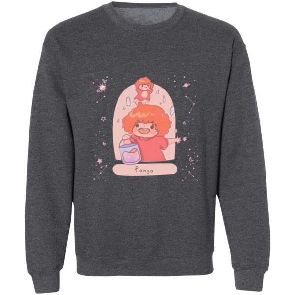 Ponyo Wallpaper - Ponyo on the Cliff by The Sea Fanart Sweatshirt-Apparel, ponyo, Ponyo Wallpaper, Sweatshirt