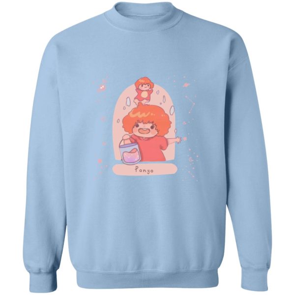 Ponyo Wallpaper - Ponyo on the Cliff by The Sea Fanart Sweatshirt-Apparel, ponyo, Ponyo Wallpaper, Sweatshirt