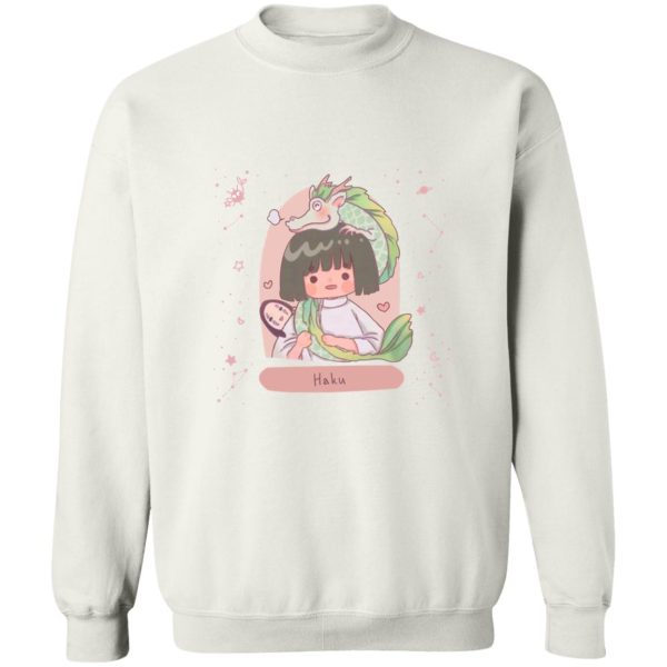 Miyazaki's Spirited Away - Spirited Away – Haku Fanart Sweatshirt-Apparel, Miyazakis Spirited Away, Spirited Away, Sweatshirt