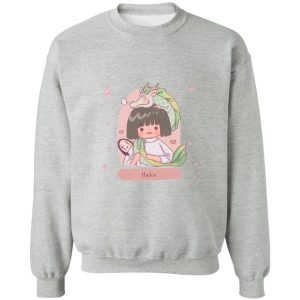 Miyazaki's Spirited Away - Spirited Away – Haku Fanart Sweatshirt-Apparel, Miyazakis Spirited Away, Spirited Away, Sweatshirt