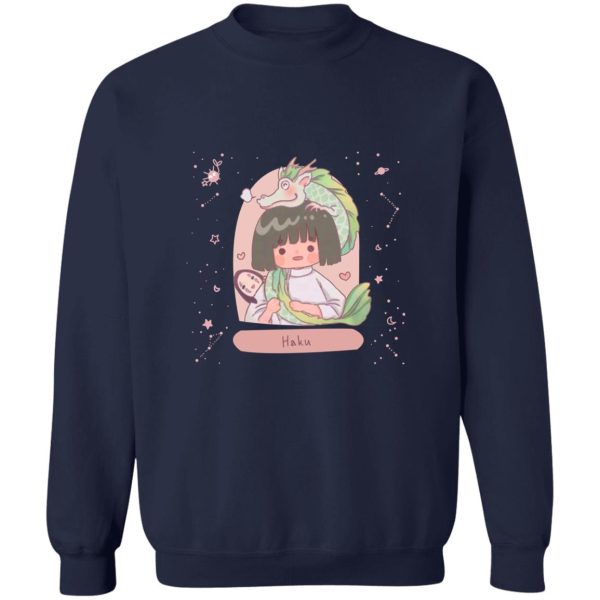 Miyazaki's Spirited Away - Spirited Away – Haku Fanart Sweatshirt-Apparel, Miyazakis Spirited Away, Spirited Away, Sweatshirt