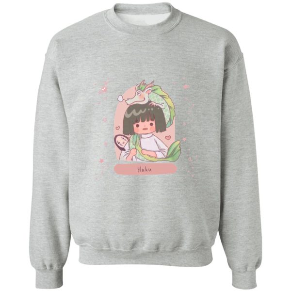 Miyazaki's Spirited Away - Spirited Away – Haku Fanart Sweatshirt-Apparel, Miyazakis Spirited Away, Spirited Away, Sweatshirt