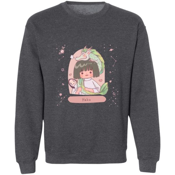 Miyazaki's Spirited Away - Spirited Away – Haku Fanart Sweatshirt-Apparel, Miyazakis Spirited Away, Spirited Away, Sweatshirt