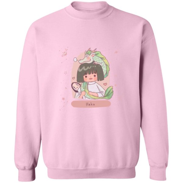 Miyazaki's Spirited Away - Spirited Away – Haku Fanart Sweatshirt-Apparel, Miyazakis Spirited Away, Spirited Away, Sweatshirt