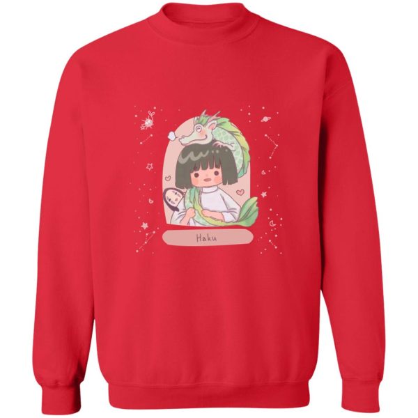 Miyazaki's Spirited Away - Spirited Away – Haku Fanart Sweatshirt-Apparel, Miyazakis Spirited Away, Spirited Away, Sweatshirt