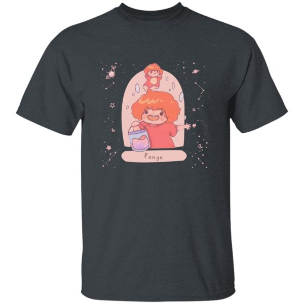 Ponyos Mom - Ponyo on the Cliff by The Sea Fanart T Shirt-Apparel, ponyo, Ponyos Mom, Tshirt