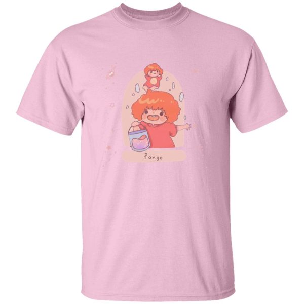 Ponyos Mom - Ponyo on the Cliff by The Sea Fanart T Shirt-Apparel, ponyo, Ponyos Mom, Tshirt