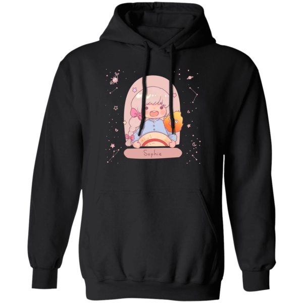 Howl's Moving Castle Calcifer - Howl’s Moving Castle – Sophie Fanart Hoodie-Apparel, Hoodie, Howl's Moving Castle, Howl's Moving Castle Calcifer