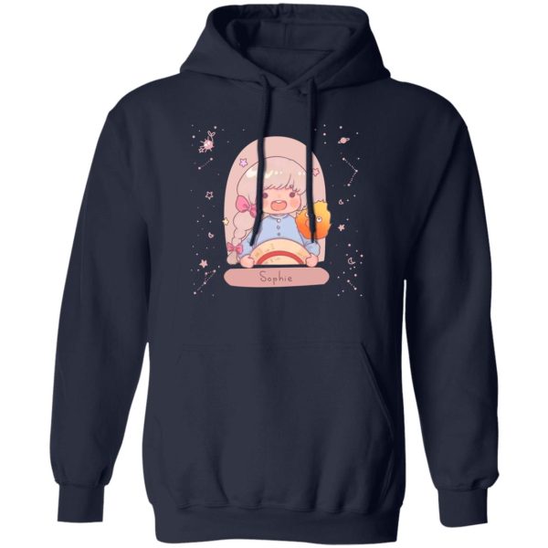 Howl's Moving Castle Calcifer - Howl’s Moving Castle – Sophie Fanart Hoodie-Apparel, Hoodie, Howl's Moving Castle, Howl's Moving Castle Calcifer