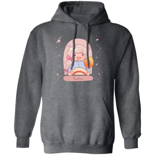 Howl's Moving Castle Calcifer - Howl’s Moving Castle – Sophie Fanart Hoodie-Apparel, Hoodie, Howl's Moving Castle, Howl's Moving Castle Calcifer