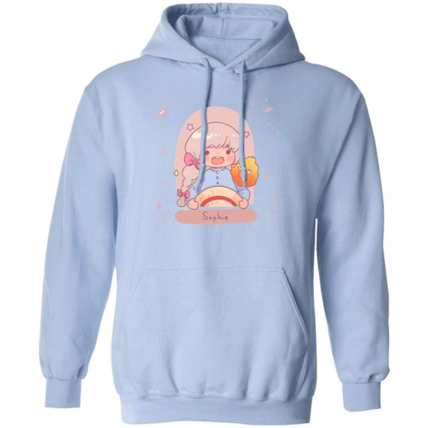 Howl's Moving Castle Calcifer - Howl’s Moving Castle – Sophie Fanart Hoodie-Apparel, Hoodie, Howl's Moving Castle, Howl's Moving Castle Calcifer