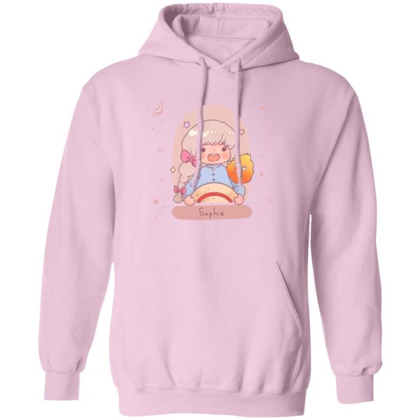 Howl's Moving Castle Calcifer - Howl’s Moving Castle – Sophie Fanart Hoodie-Apparel, Hoodie, Howl's Moving Castle, Howl's Moving Castle Calcifer