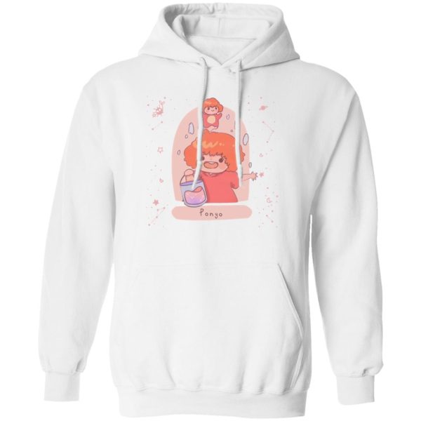 What Made Ponyo Human - Ponyo on the Cliff by The Sea Fanart Hoodie-Apparel, Hoodie, ponyo, What Made Ponyo Human