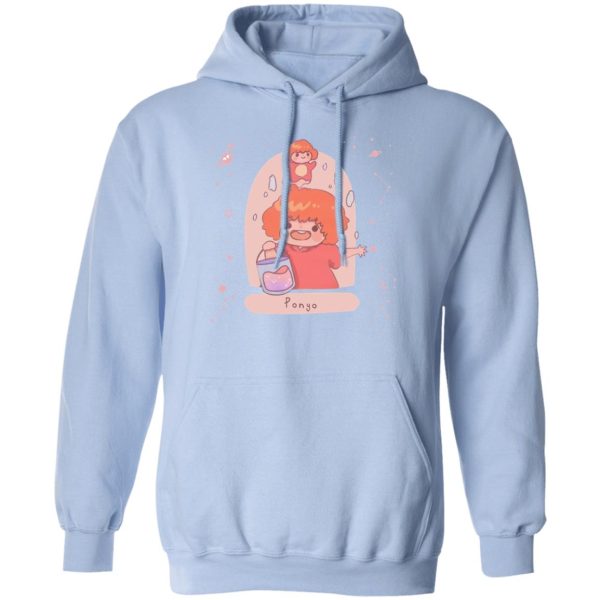 What Made Ponyo Human - Ponyo on the Cliff by The Sea Fanart Hoodie-Apparel, Hoodie, ponyo, What Made Ponyo Human