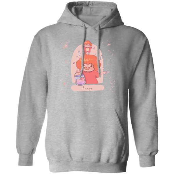 What Made Ponyo Human - Ponyo on the Cliff by The Sea Fanart Hoodie-Apparel, Hoodie, ponyo, What Made Ponyo Human