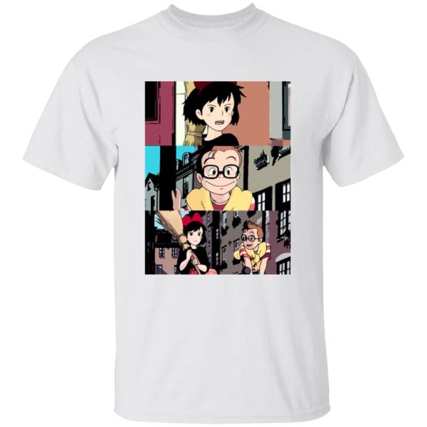 Kiki's Delivery Service - Kiki’s Delivery Service Tower Collage T Shirt for Kid-Kiki's Delivery Service