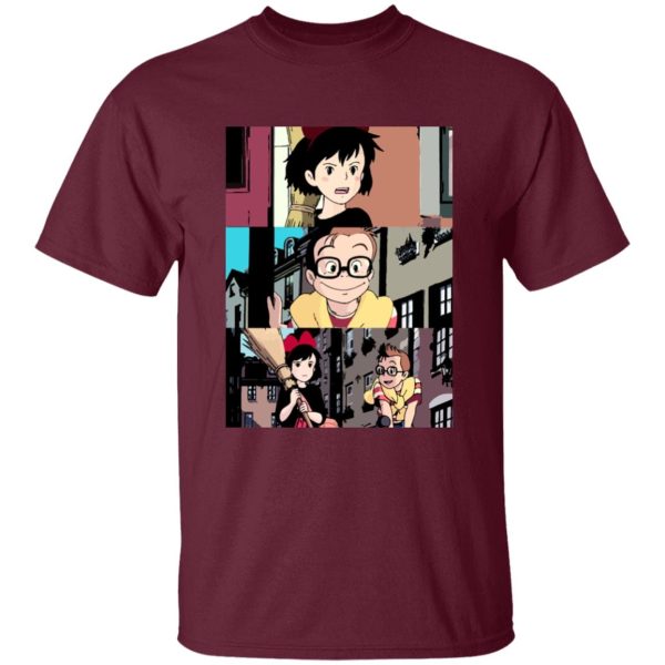 Kiki's Delivery Service - Kiki’s Delivery Service Tower Collage T Shirt for Kid-Kiki's Delivery Service