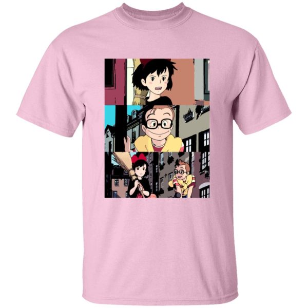 Kiki's Delivery Service - Kiki’s Delivery Service Tower Collage T Shirt for Kid-Kiki's Delivery Service