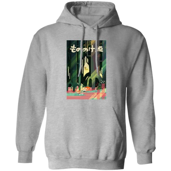 Princess Mononoke English Cast - Mononoke and Ashitaka by The River Hoodie-Princess Mononoke English Cast