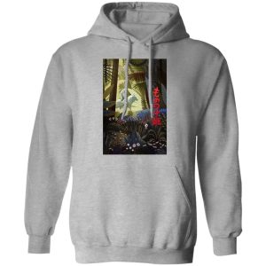 Watch Princess Mononoke - Mononoke and The Wolf in The Jungle Hoodie-Watch Princess Mononoke