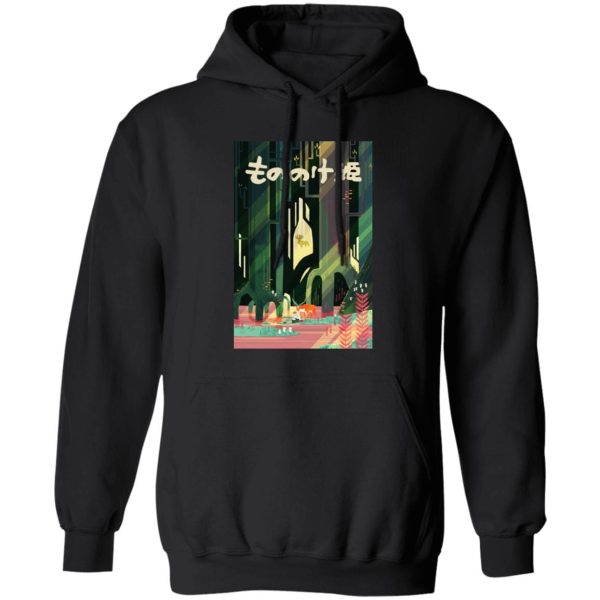 Princess Mononoke English Cast - Mononoke and Ashitaka by The River Hoodie-Princess Mononoke English Cast