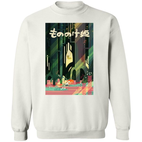 Princess Mononoke Tattoo - Mononoke and Ashitaka by The River Sweatshirt-Princess Mononoke Tattoo