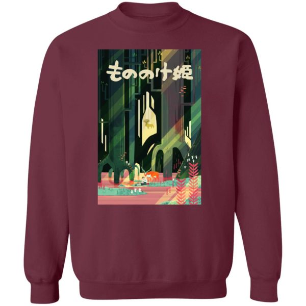 Princess Mononoke Tattoo - Mononoke and Ashitaka by The River Sweatshirt-Princess Mononoke Tattoo