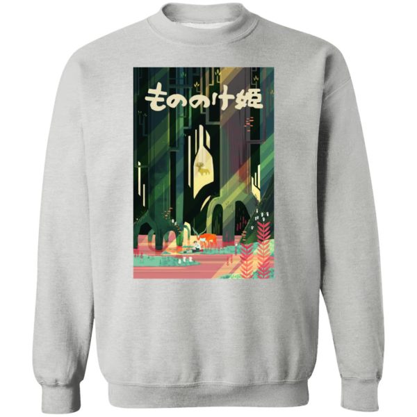 Princess Mononoke Tattoo - Mononoke and Ashitaka by The River Sweatshirt-Princess Mononoke Tattoo