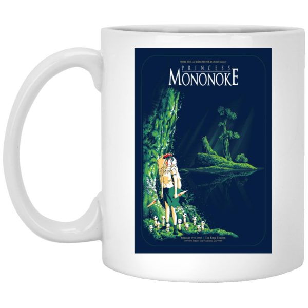 Forest Spirit Princess Mononoke - Princess Mononoke and the Spirits Mug-Forest Spirit Princess Mononoke