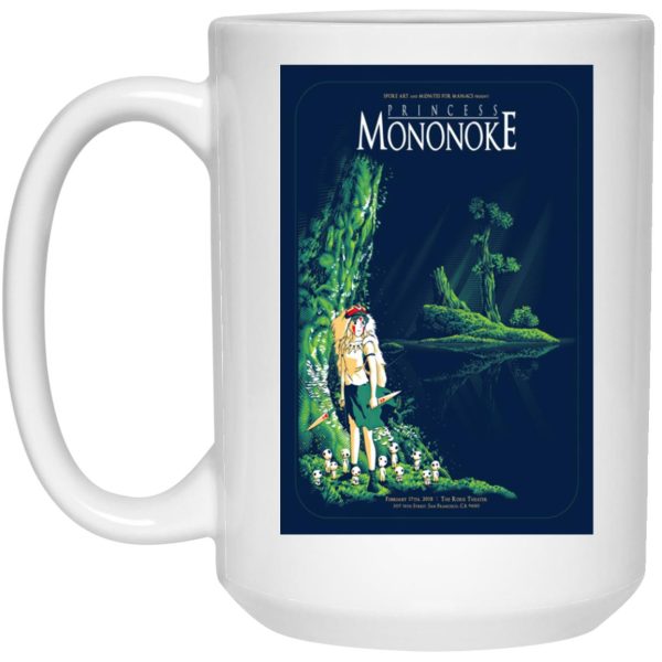 Forest Spirit Princess Mononoke - Princess Mononoke and the Spirits Mug-Forest Spirit Princess Mononoke