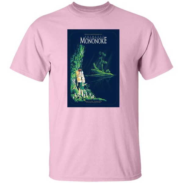 Princess Mononoke English Cast - Princess Mononoke and the Spirits T Shirt-Princess Mononoke English Cast