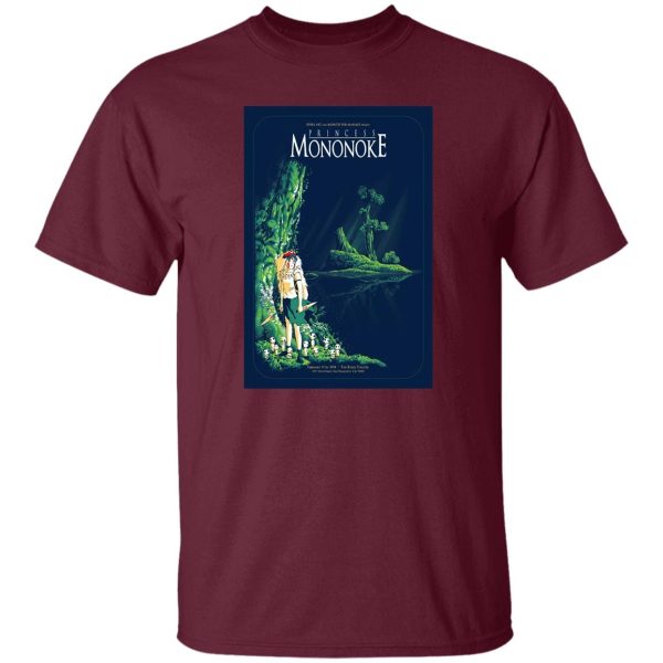 Princess Mononoke English Cast - Princess Mononoke and the Spirits T Shirt-Princess Mononoke English Cast