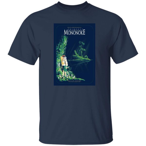 Princess Mononoke English Cast - Princess Mononoke and the Spirits T Shirt-Princess Mononoke English Cast