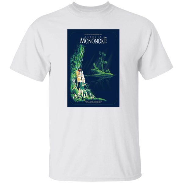 Princess Mononoke English Cast - Princess Mononoke and the Spirits T Shirt-Princess Mononoke English Cast