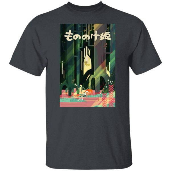 Princess Mononoke-ashitaka - Mononoke and Ashitaka by The River T Shirt-Princess Mononoke Ashitaka