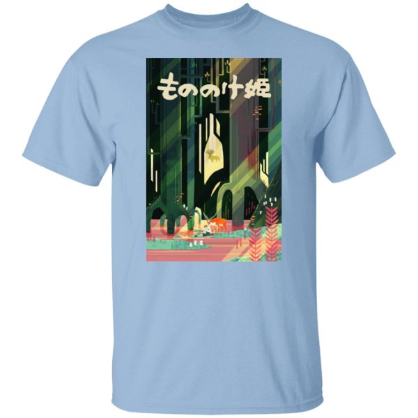 Princess Mononoke-ashitaka - Mononoke and Ashitaka by The River T Shirt-Princess Mononoke Ashitaka