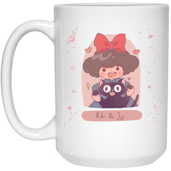 Watch Kiki's Delivery Service - Kiki and Jiji cute Fanart Mug-House Decor, Kiki's Delivery Service, Mug, Watch Kiki's Delivery Service