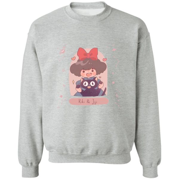 Cat From Kiki's Delivery Service Name - Kiki and Jiji cute Fanart Sweatshirt-Apparel, Cat From Kiki's Delivery Service Name, Kiki's Delivery Service, Sweatshirt