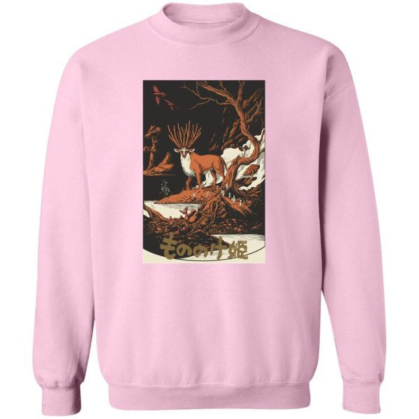 Princess Mononoke Poster - Princess Mononoke – Shishigami by the River Sweatshirt-Princess Mononoke Poster