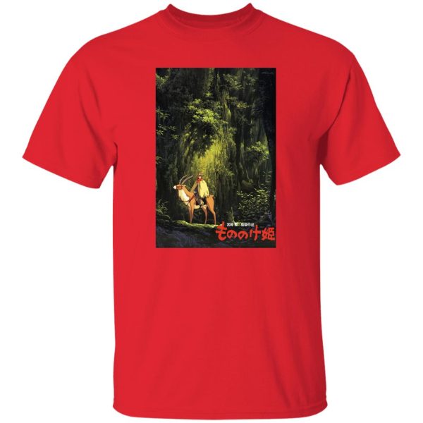 Tree Spirits Princess Mononoke - Princess Mononoke – Ashitaka in the Jungle T Shirt-Tree Spirits Princess Mononoke