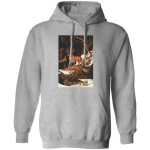 Princess Mononoke Film - Princess Mononoke – Shishigami by the River Hoodie-Princess Mononoke Film