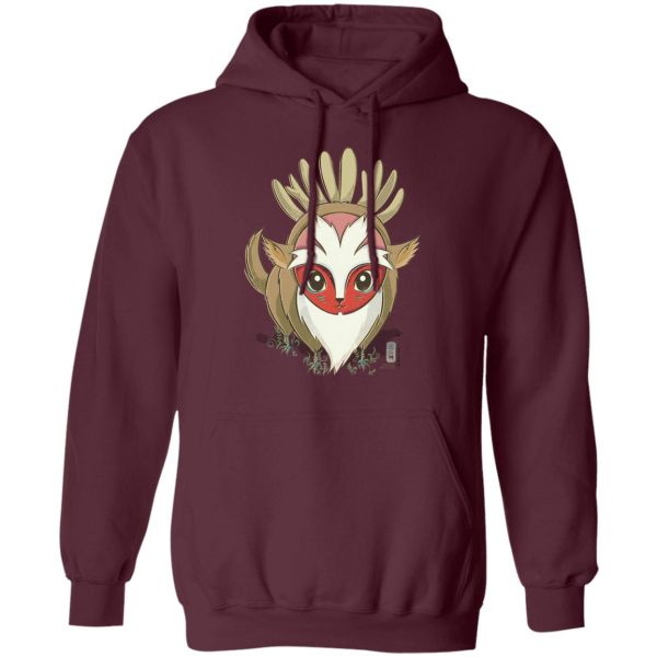 Princess Mononoke Ainu Influence - Princess Mononoke – Forest Spirit Chibi Hoodie-Apparel, Hoodie, princess mononoke, Princess Mononoke Ainu Influence