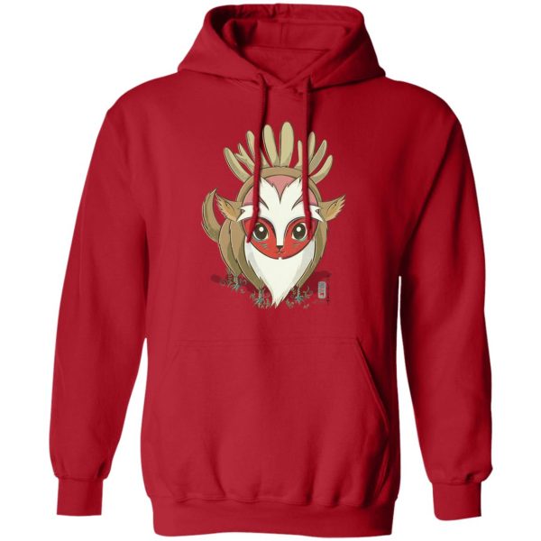 Princess Mononoke Ainu Influence - Princess Mononoke – Forest Spirit Chibi Hoodie-Apparel, Hoodie, princess mononoke, Princess Mononoke Ainu Influence