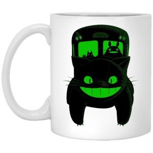 Blue Totoro - My Neighbor Totoro – Neon Catbus Mug-Blue Totoro, House Decor, Mug, My Neighbor Totoro