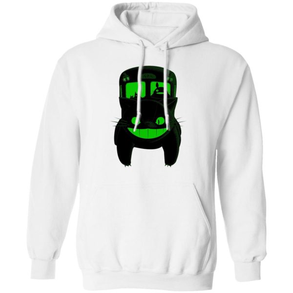 Chat Bus Totoro - My Neighbor Totoro – Neon Catbus Hoodie-Apparel, Chat Bus Totoro, Hoodie, My Neighbor Totoro