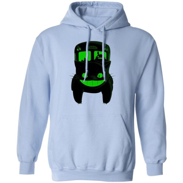 Chat Bus Totoro - My Neighbor Totoro – Neon Catbus Hoodie-Apparel, Chat Bus Totoro, Hoodie, My Neighbor Totoro